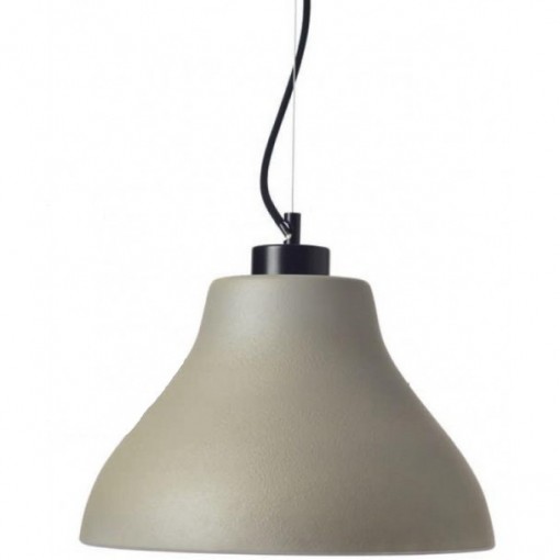 ΓΥΑΛΙ ΑΝΑΓΛΥΦΟ ΓΚΡΙ Φ32 x H20 cm E27 (1039711)