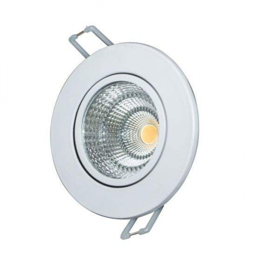 ROUND N.MAT MOV. LED SPOT 6W 3000K 410Lm COB 230V 60° Ra80 (THEROC630RNM)