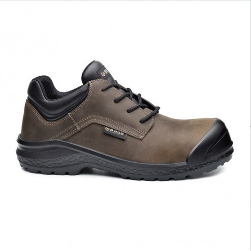  Δερμάτινα παπούτσια εργασίας BE BROWNY S3 CI SRC ΚΑΦΕ/ΜΑΥΡΟ, BASE 