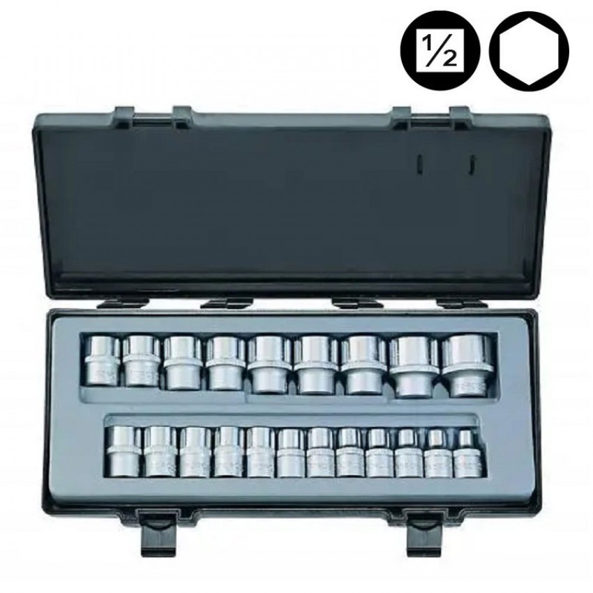 4212-9 Καρυδάκια πολύγωνα 1/2 (21 τεμ) FORCE