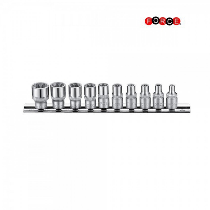 21016 ΚΑΡΥΔΑΚΙΑ TORX ΘΗΛΥΚΑ 1/4 ΣΕΤ 10 ΤΕΜ. FORCE