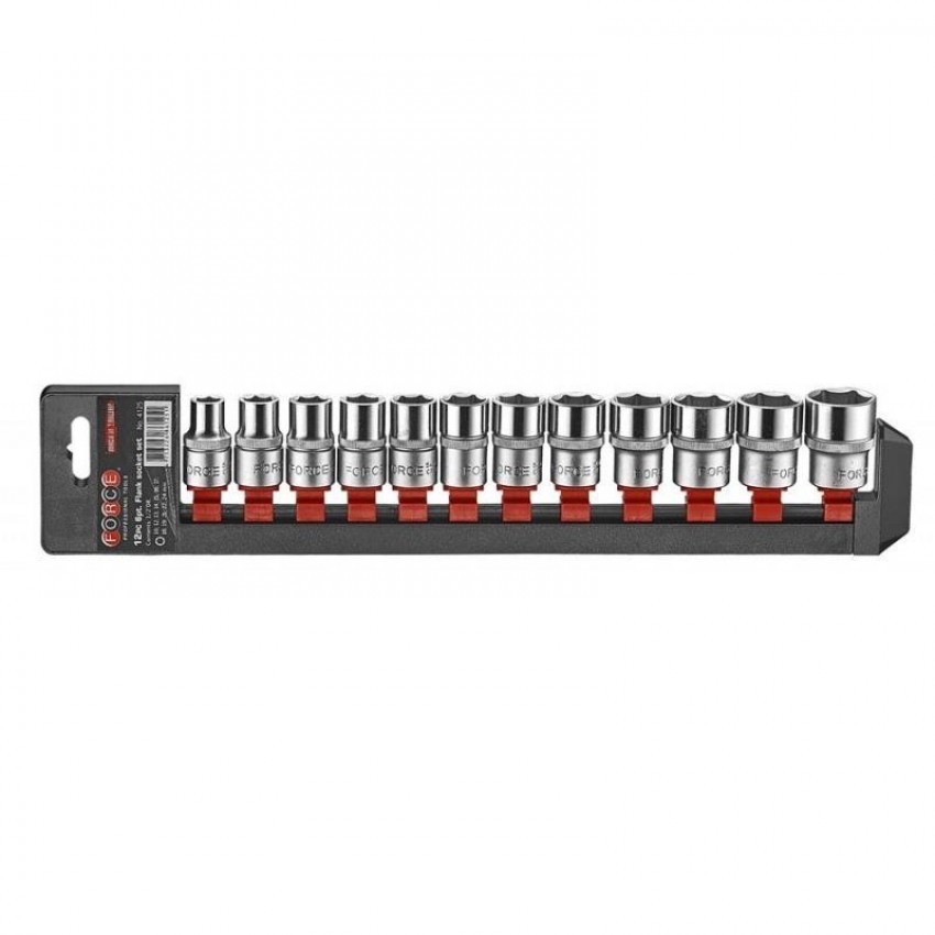 4125-9 ΚΑΡΥΔΑΚΙΑ ΠΟΛΥΓΩΝΑ 1/2 ΣΕΤ 12 ΤΕΜ. FORCE