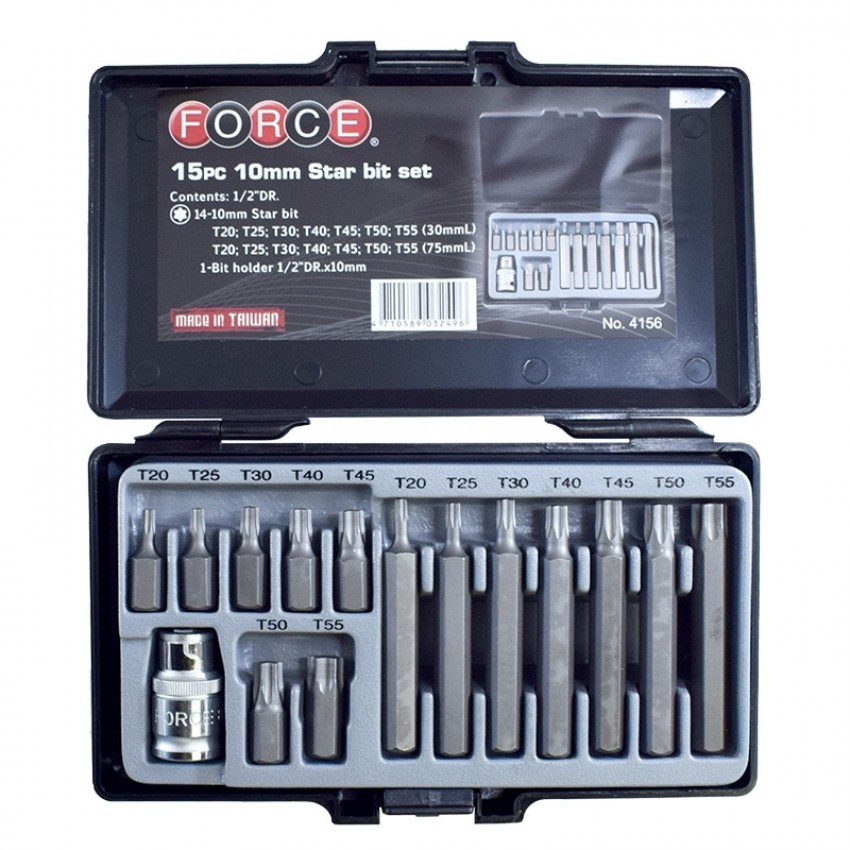 4156 σετ μύτες torx 10 χιλιοστών 15 τεμαχίων