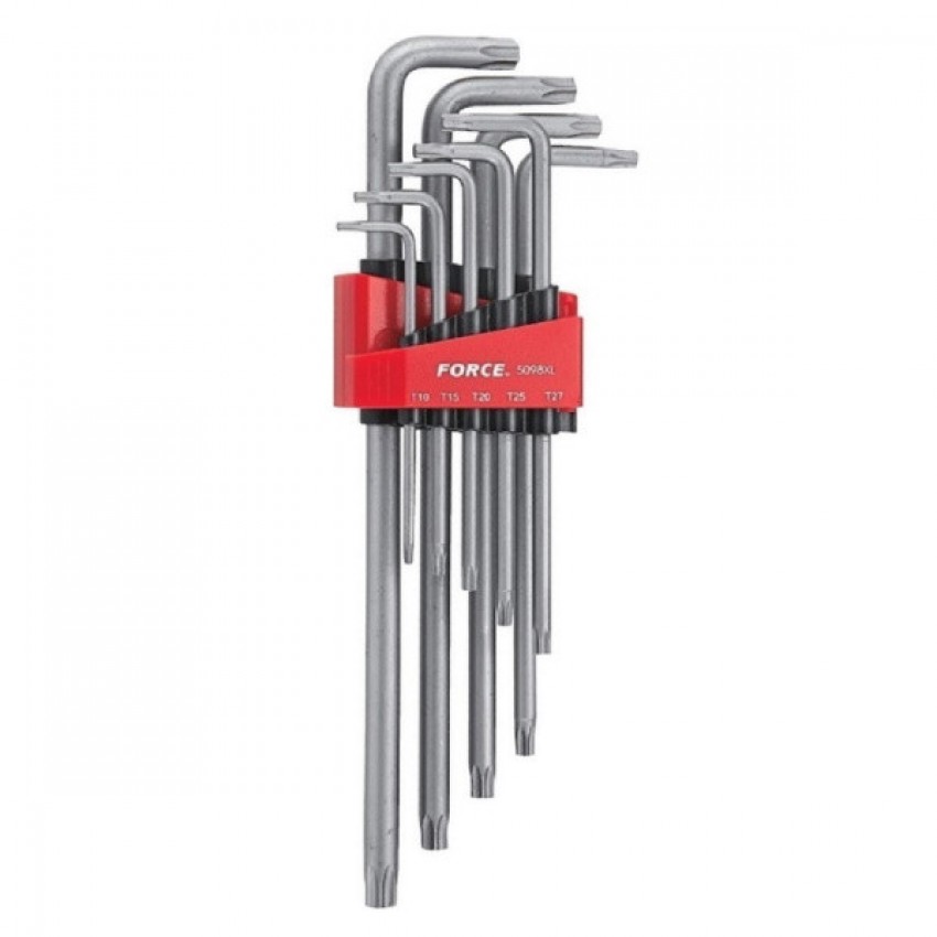 ALLEN TORX EXTRA Μακριά με Τρύπα Σέτ FORCE (5098XLT)