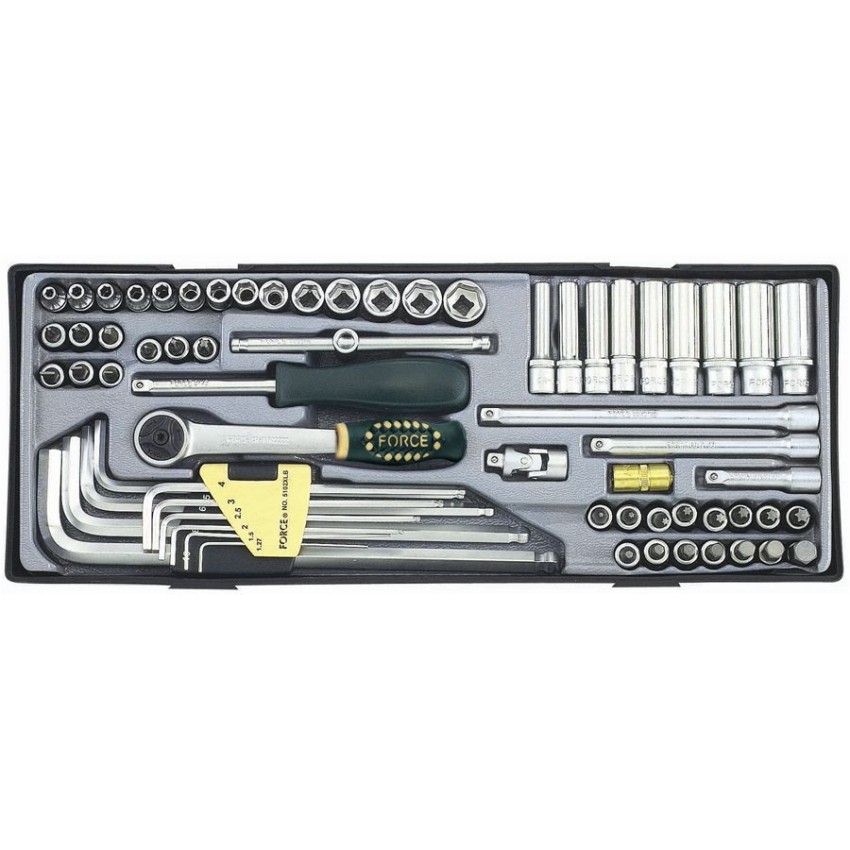 T2641 ΚΑΡΥΔΑΚΙΑ 1/4 ΣΕΤ 65 ΤΕΜΑΧΙΩΝ FORCE