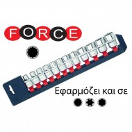 4124Q ΚΑΡΥΔΑΚΙΑ SPLINE 1/2 ΣΕΤ 12 ΤΕΜ. FORCE