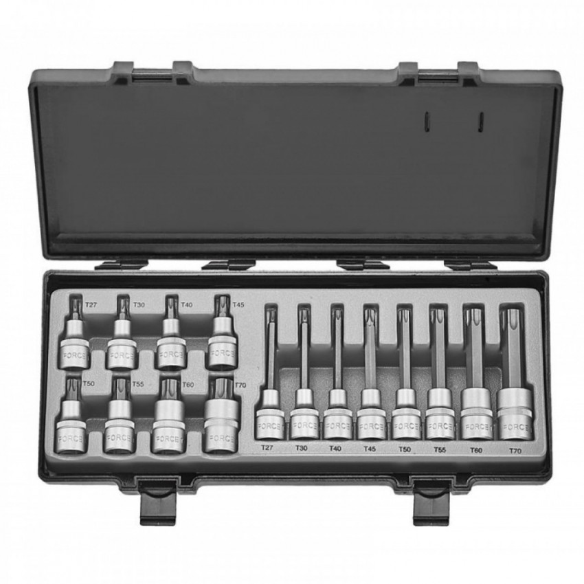 4165 ΚΑΡΥΔΑΚΙΑ ALLEN TORX ΚΟΝΤΑ & ΜΑΚΡΙΑ 1/2 ΣΕΤ 16 ΤΕΜ