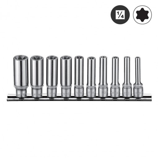 21016D ΚΑΡΥΔΑΚΙΑ TORX ΘΗΛΥΚΑ 1/4 ΣΕΤ 10 ΤΕΜ. FORCE