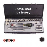 4246S-9 ΚΑΣΕΤΙΝΑ ΚΑΡΥΔΑΚΙΑ 1/2 ΣΕΤ 24 ΤΕΜ. FORCE