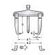 106/A-200-N ΠΟΔΙ ΕΞΟΛΚΗΣΗΣ GEDORE 200mm