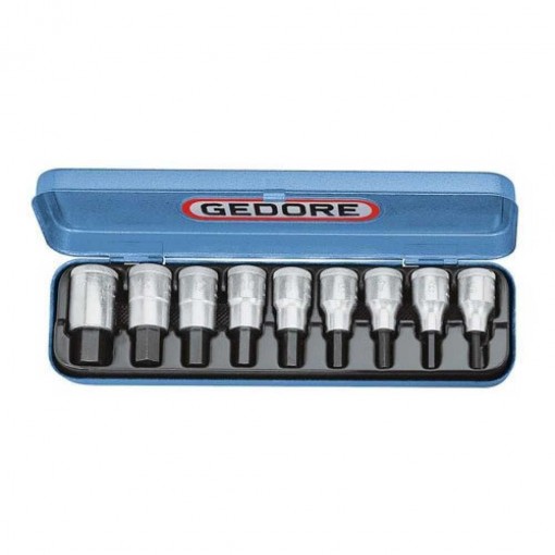 6156250 Καρυδάκια ΣΕΤ 9ΤΕΜ Allen 1/2 GEDORE  