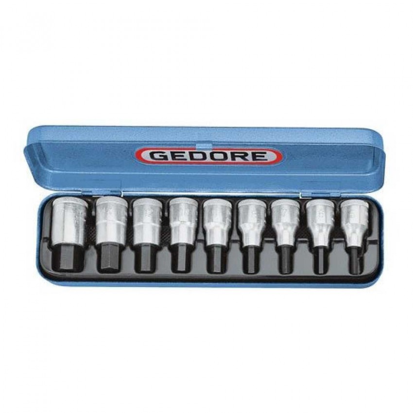 6156250 Καρυδάκια ΣΕΤ 9ΤΕΜ Allen 1/2 GEDORE  