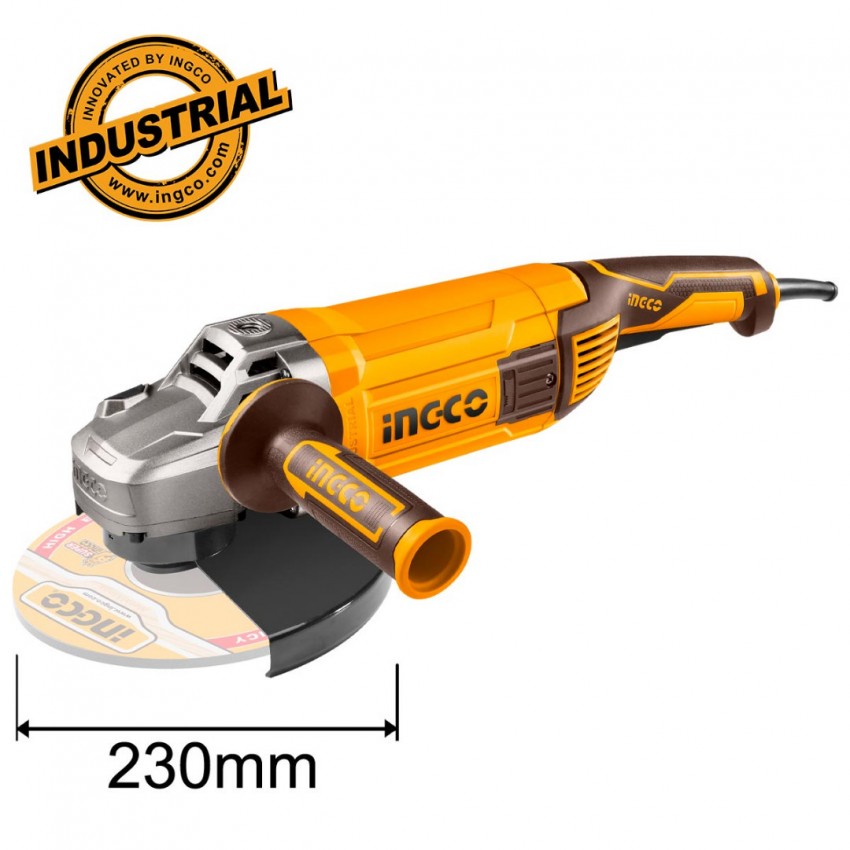 INGCO Ηλεκτρικός Γωνιακός Τροχός 2400W 230mm AG24008E