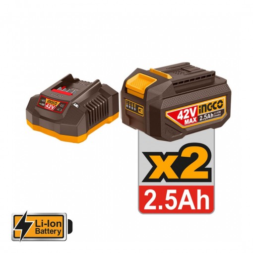 Γωνιακός Τροχός Μπαταρίας 115mm 42V Li-Ion CAGLI4128112E
