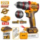 INGCO Κρουστικό Δραπανοκατσάβιδο Compact Μπαταρίας 20V Li-Ion 76Nm CIDLI207686E