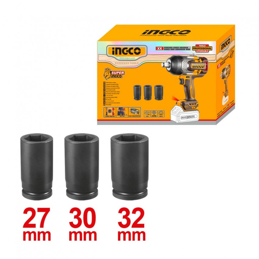 INGCO Κρουστικό Μπουλονόκλειδο Μπαταρίας 20V Li-Ion SOLO 1350-1900Nm CIWLI201351