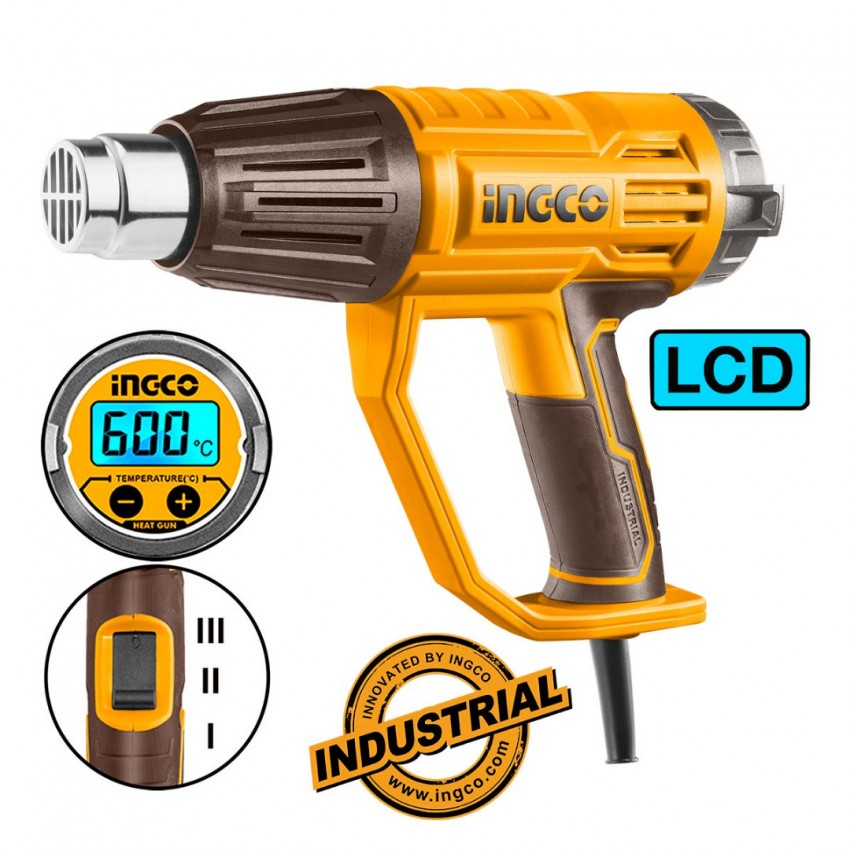 INGCO Πιστόλια Θερμού Αέρα Σετ 2 τεμ. COSLI250801E