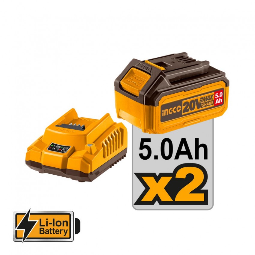 INGCO Πιστόλια Θερμού Αέρα Σετ 2 τεμ. COSLI250801E