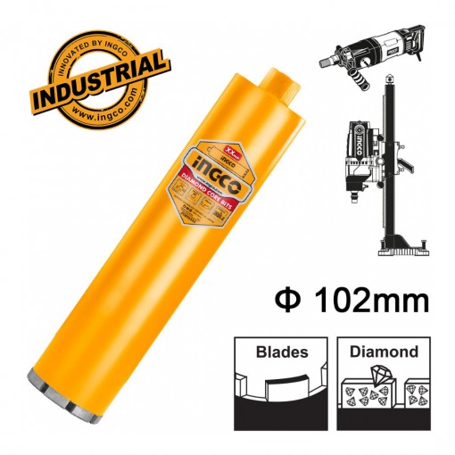 INGCO Διαμαντοκορώνα Μπετού Kαροτιέρας 102mm DCB581028