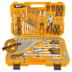 INGCO Εργαλεία Χειρός και Καρυδάκια 1/4"-1/2"-3/8'' Σετ 142 τεμ. (HKTHP21421)