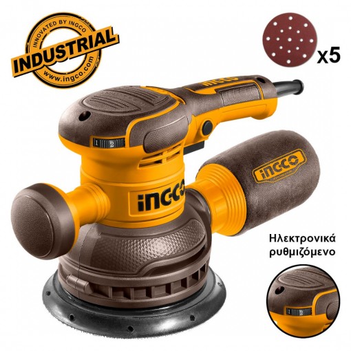 INGCO Τριβείο Έκκεντρο - Περιστροφικό 450W Φ 150mm RS4516