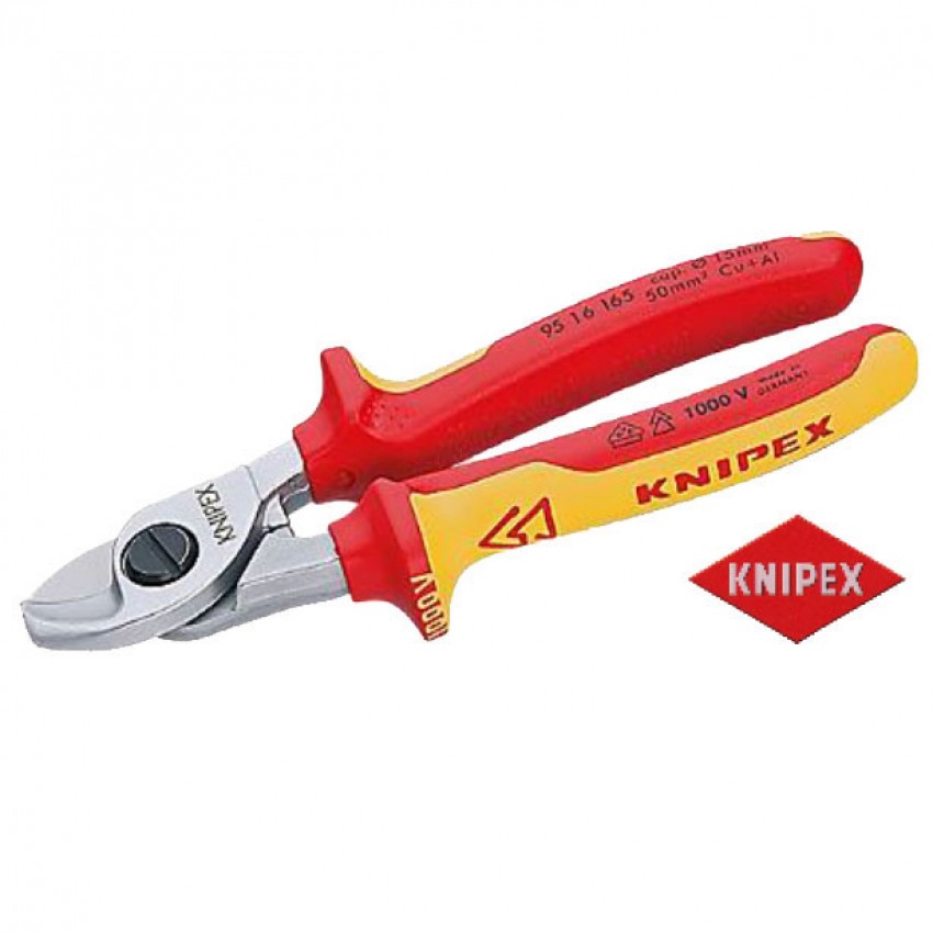 9516165 ΚΟΦΤΕΣ ΚΑΛΩΔΙΩΝ KNIPEX 1000V 165mm