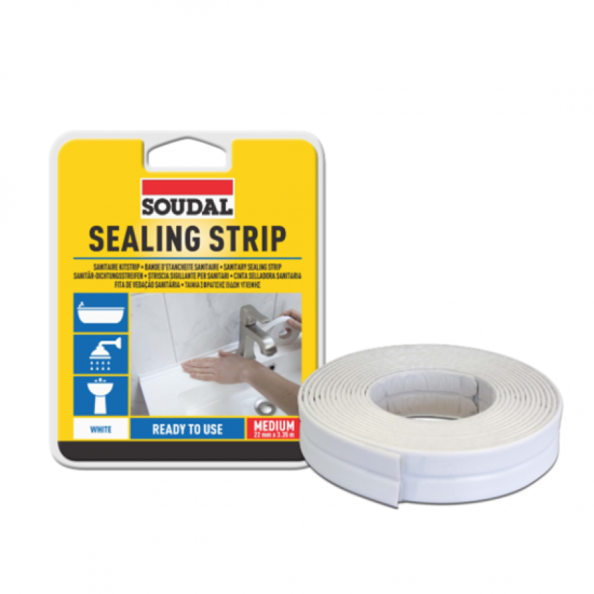 Ταινία σφράγισης ειδών υγιεινής 22mm x 3.35m SOUDAL (134029142)