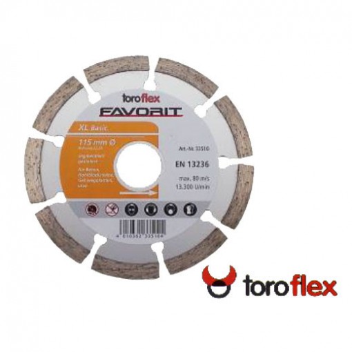33510 ΔΙΣΚΟΣ ΚΟΠΗΣ ΔΟΜΙΚΩΝ ΥΛΙΚΩΝ TOROFLEX FAVORIT 115x22,2