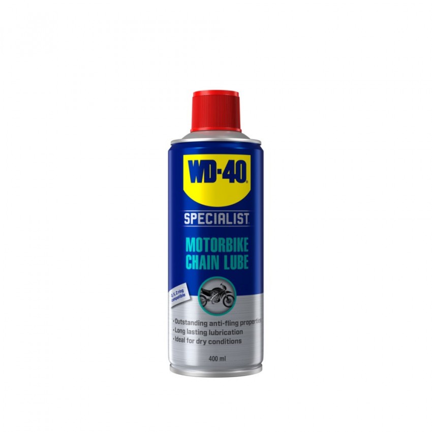 WD-40 Specialist Motorbike Chain Lube 400ml-ΛIΠANTIKO ΣΠΡΕΙ ΑΛΥΣΙΔΩΝ ΜΟΤΟΣΥΚΛΕΤΩΝ