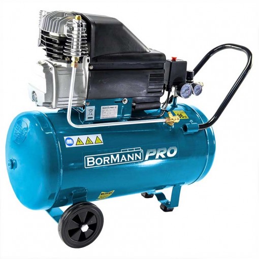 BORMANN Pro BAT5030 Αεροσυμπιεστής Μονομπλόκ, 2.5Hp,50L,250L/min