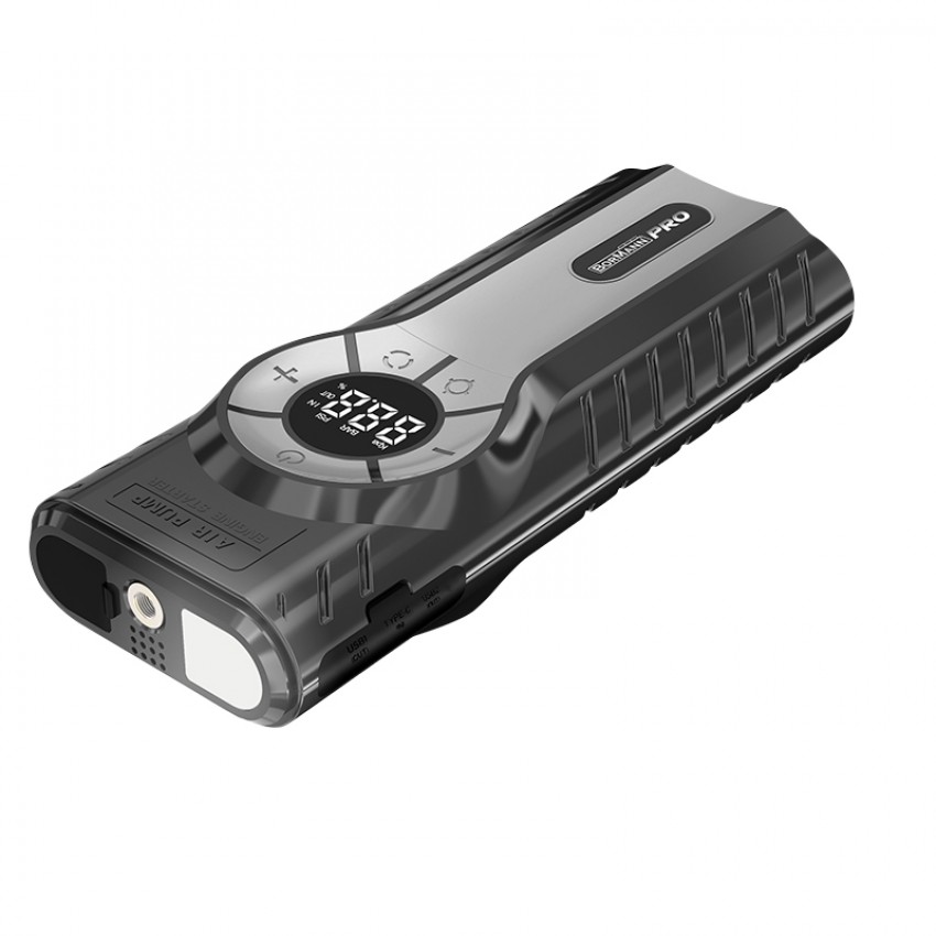 BORMANN Pro ΒΒC1500 Εκκινητής Μπαταρίας Αυτοκινήτου 1200Α, PowerBank 12000mAh,Τρόμπα,LED Φως
