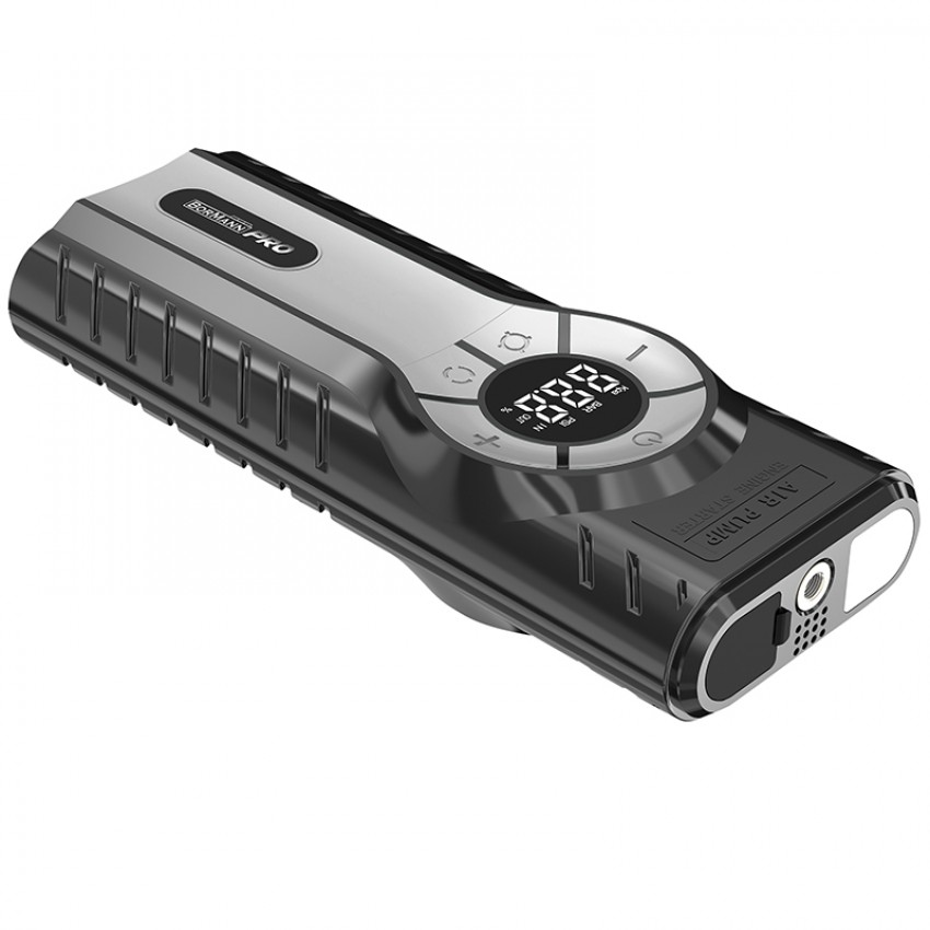 BORMANN Pro ΒΒC1500 Εκκινητής Μπαταρίας Αυτοκινήτου 1200Α, PowerBank 12000mAh,Τρόμπα,LED Φως