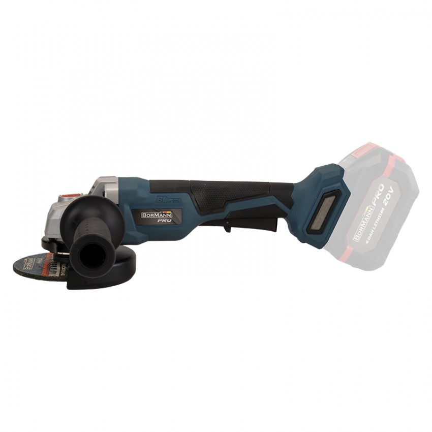 BORMANN Pro BBP5133 Γωνιακός Τροχός Compact, Brushless,Μπαταρίας 20V, Li-Ion, Φ125mm, 8500rpm-SOLO