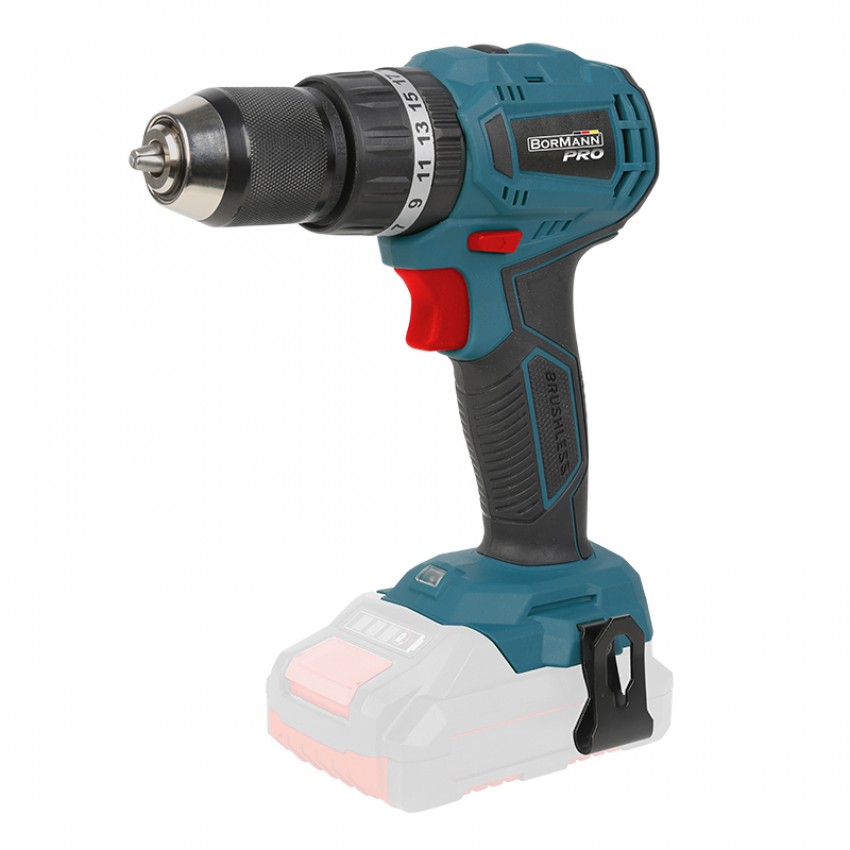BORMANN Pro BBP5143 Δραπανοκατσάβιδο Κρουστικό Compact, Brushless Μπαταρίας 20VLi-Ion, 2ταχ. SOLO
