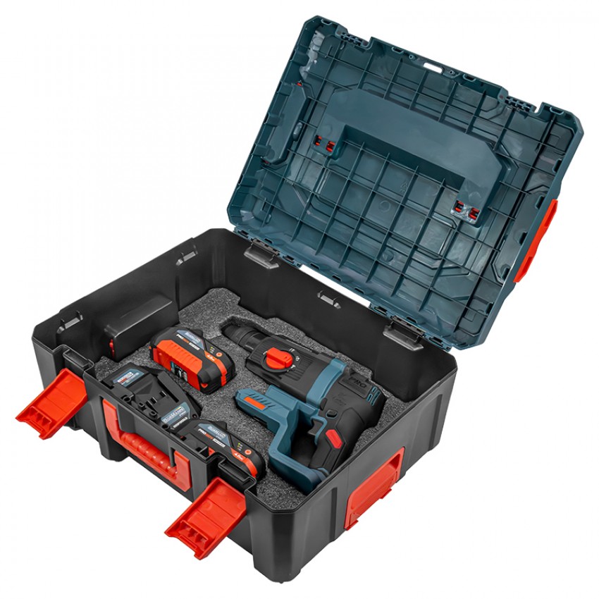 BORMANN Pro BBP5438X44T4CA Σετ Brushless Μπαταρίας,Δραπαν/βιδο,Γωνιακός Τροχός,Πνευματικό & Μπουλ/δο