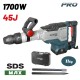 BORMANN Pro BDH3250 Κατεδαφιστικό Πιστολέτο SDS-MAX,1700W,45J,βαλίτσα με εξαρτήματα