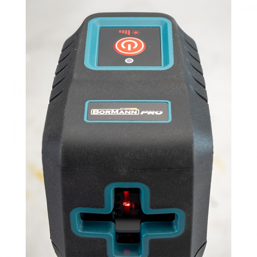 BORMANN Pro BDM6700 Αλφάδι Laser Σταυρού Red Line 15m, Σετ Με Εύκαμπτο Mini Τρίποδο 30cm