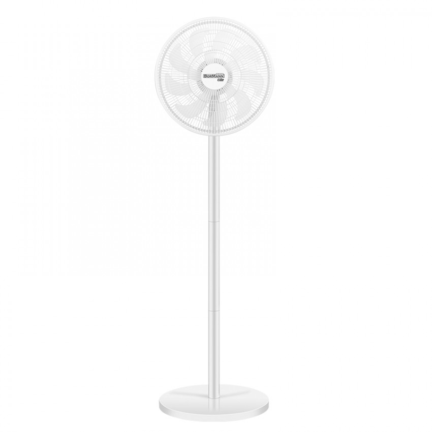 BORMANN Elite BFN4020 Ανεμιστήρας Ορθοστάτης 60W με Τηλεχειριστήριο,Λευκός