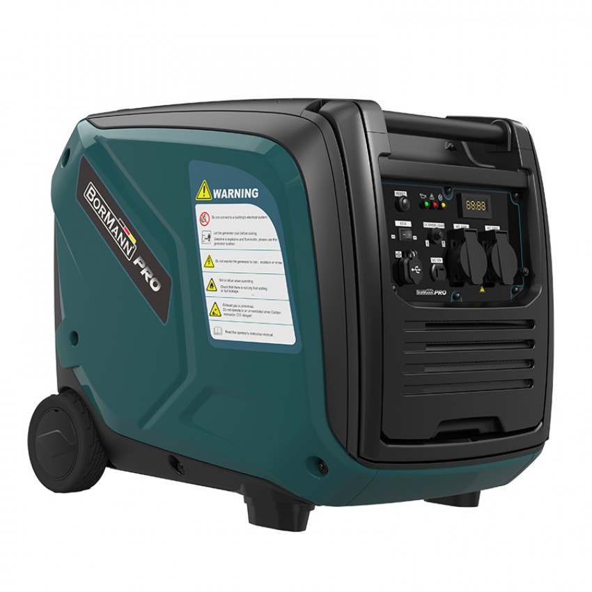 BORMANN Pro BGB2040 Γεννήτρια Βενζίνης Inverter 3500W,223cc,63dB,Χειρόμιζα,EURO 5