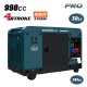BORMANN Pro BGB9813 Γεννήτρια Πετρελαίου Τριφασική, Συνεχ. Απόδοση 12000W,998cc,Μίζα,Μπαταρίας,AVR