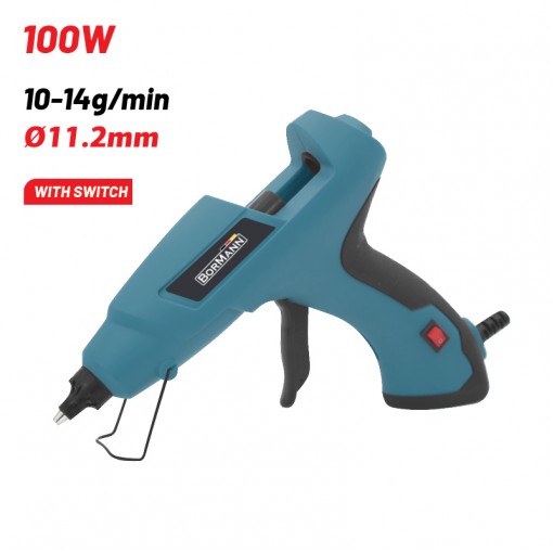 BORMANN BGG8020 Πιστόλι Θερμόκολλας 100W,Ράβδοι Φ11.2mm, Με Διακόπτη
