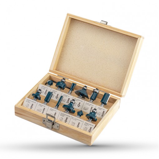 BORMANN Pro BHT1615 Σετ Φρέζες Ρούτερ 12τεμ,6mm BORMANN Pro BHT1615 Σετ Φρέζες Ρούτερ 12τεμ,6mm