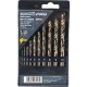 BORMANN Pro BHT4822 Σετ Τρυπάνια HSS-Co M35 10pcs 1-10mm