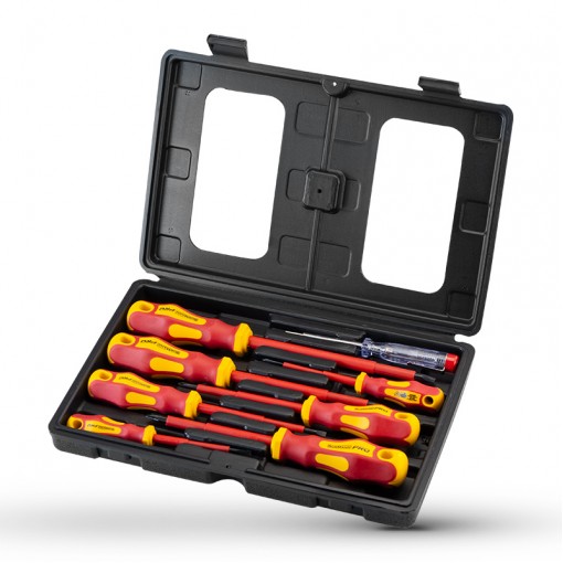 BORMANN Pro BHT7100 Κατσαβίδια VDE 1.000V Crv Σετ 8Τμχ BORMANN Pro BHT7100 Κατσαβίδια VDE 1.000V Crv Σετ 8Τμχ