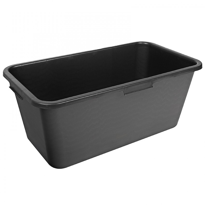 BORMANN BHT7976 Σκάφη Οικοδομής 60Lt,  Παραλληλόγραμμη 72.5x39x28.5cm, Με Δοσομετρητή,  Μαύρη