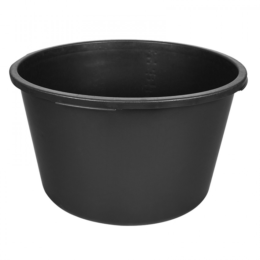 BORMANN BHT7984 Κουβάς Οικοδομής 90Lt, Στρογγυλός Με Δοσομετρητή, Μαύρος