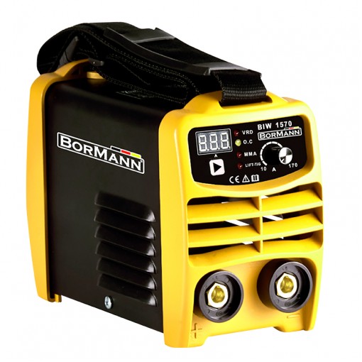 BORMANN BIW1570 Ηλεκτροκόλληση Inverter 170A,Απόδοση 170Α/45%,Ψηφ.Οθόνης,Μεγ.Ηλεκτρόδιο 4mm