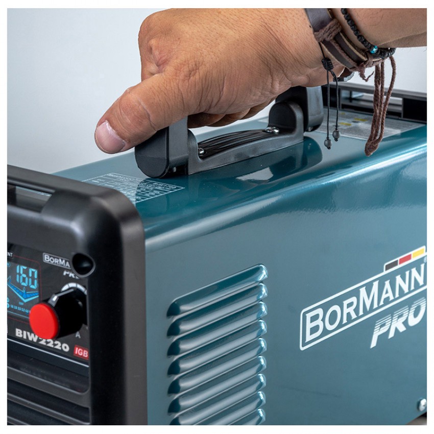 BORMANN Pro BIW2220 Ηλεκτροκόλληση Inverter, Synergic,Απόδοση 200Α/60%,Μεγ.Ηλεκτρόδιο 4mm
