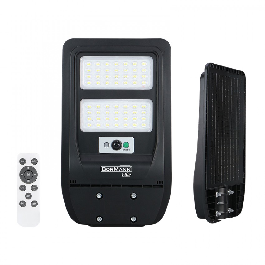 BORMANN BLF3200 Ηλιακό Φωτιστικό Δρόμου Led 200W, Αδιάβροχο, με Φωτοβολταϊκό Πάνελ Ενσωματωμένο