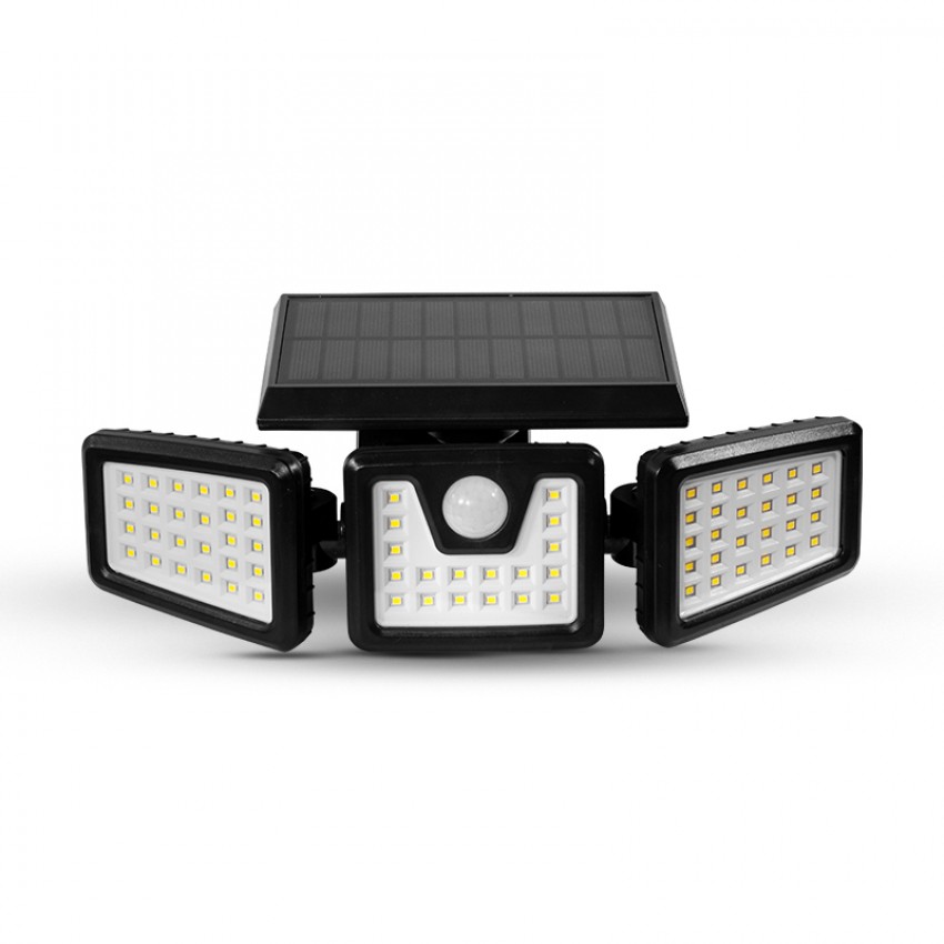 ΗΛΙΑΚΟΣ ΠΡΟΒΟΛΕΑΣ LED ΑΣΦΑΛΕΙΑΣ 6.5W,ΑΝΙΧΝΕΥΤΗ ΚΙΝΗΣΗΣ